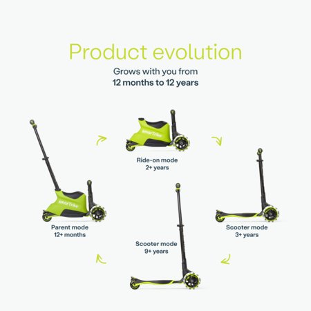 SmarTrike Xtend paspirtukas, žalias, 2401304 