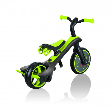 GLOBBER triratukas Trike Explorer 4in1, žalias, 632-106-2 632-106-2