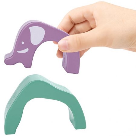 HAPE sudedami blokeliai Safari Elephant, E0489A E0489A