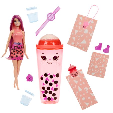 BARBIE POP Reveal mango mochi siurprizų rinkinys, burbulinės arbatos serija, HTJ22 