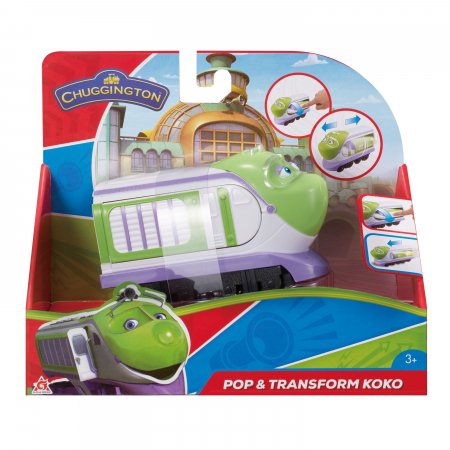 CHUGGINGTON transformuojamas traukinys Pop & Transform Koko, EU890103 EU890103