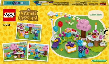 77046 LEGO® Animal Crossing™ Julian gimtadienio vakarėlis 