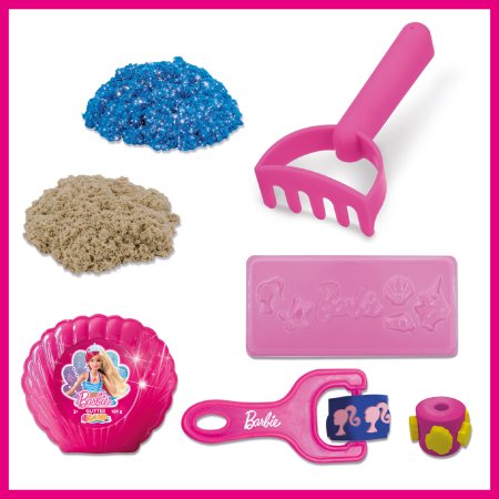 LISCIANI BARBIE Smėlio rinkinys su lėle Surf and Sand 800gr, 91966 91966
