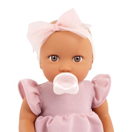 LULLABABY lėlė kūdikis su rožine suknele, LBY7302Z 