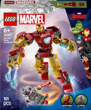 76307 LEGO® Super Heroes Marvel Geležinio žmogaus robotas prieš Altroną 