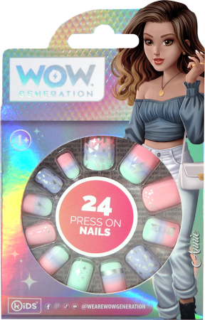 WOW GENERATION priklijuojami nagai, 24 vnt., WOW00019 