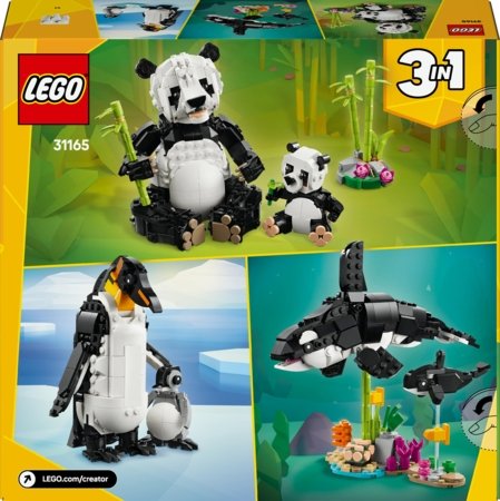 31165 LEGO® Creator Laukiniai gyvūnai: pandų šeima 