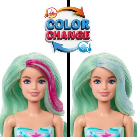 BARBIE Color Reveal undinės siurprizų rinkinys, giliųjų vandenų serija, HRK12 