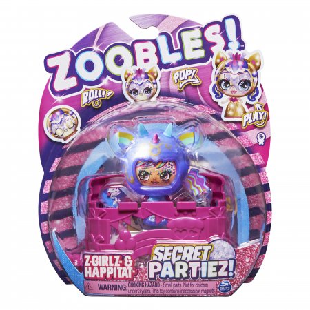 ZOOBLES figūrėlė Girls Secret Partiez, 2 serija, asort., 6061945 6061945