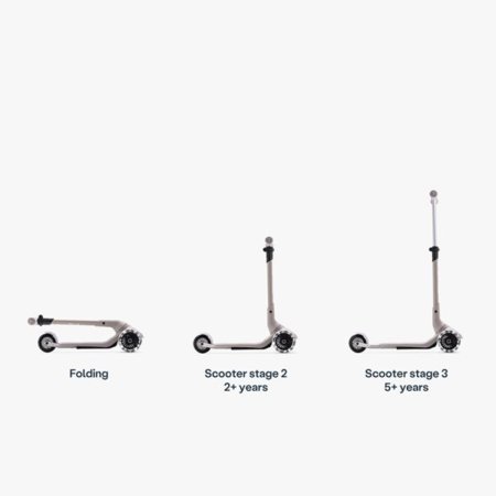 SmarTrike Xtend Mini+ paspirtukas, pilkas, 2501312 