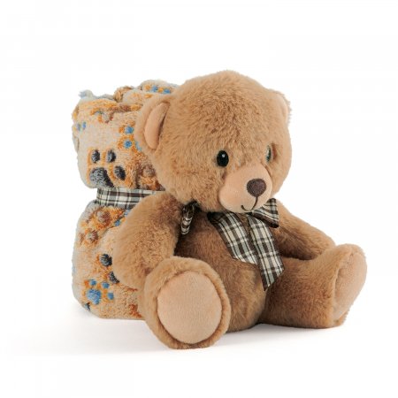 PERLETTI pliušinis žaislas su antklode Teddy meška, 13066 13066