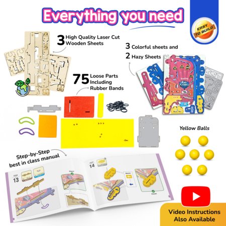 SMARTIVITY konstruktorius - žaidimas Mini Pinball, SMRT1295 