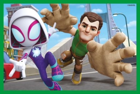 CLEMENTONI dėlionė Spidey and His Amazing Friends, 6 kubai., 40661 