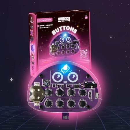 CIRCUITMESS Wacky Robot mokomasis STEM rinkinys Buttons, CM-SA-BUTTONS 
