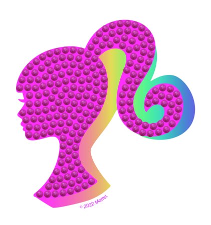 DIAMOND DOTS kūrybinis rinkinys piešimas deimantais Barbie, DTZ10.011 DTZ10.011