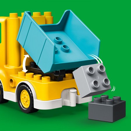 10931 LEGO® DUPLO Town Sunkvežimis ir vikšrinis ekskavatorius 10931