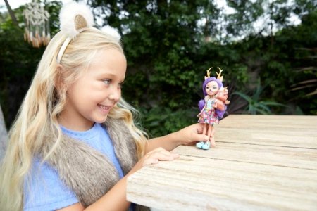 ENCHANTIMALS herojė Elniukė Danesa su gyvūnėliu, FXM75 