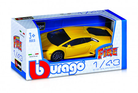 BBURAGO 1/43 automodelis STR Fire Dispenser, asort, 18-30010 18-30010