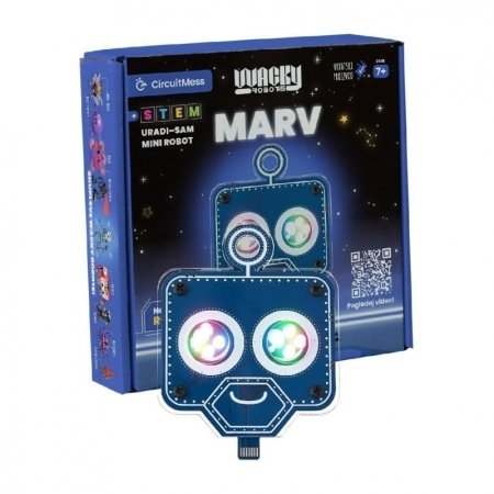 CIRCUITMESS Wacky Robot mokomasis STEM rinkinys Marv, CM-SA-MARV 