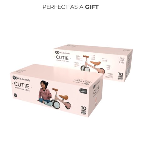 KINDERKRAFT balansinis triratukas Cutie, šviesiai mėlynas, KRCUTI00BLU0000 