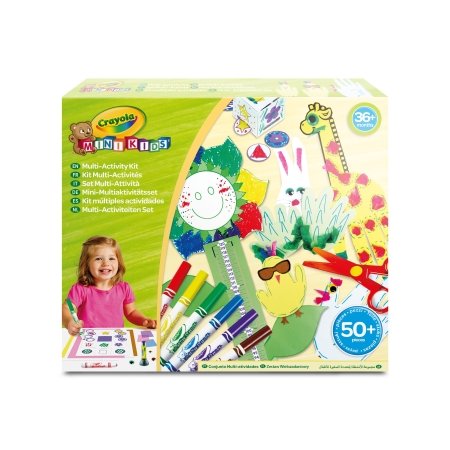 CRAYOLA MINIKIDS kūrybinis rinkinys Multi Activity Kit, 81-8133 