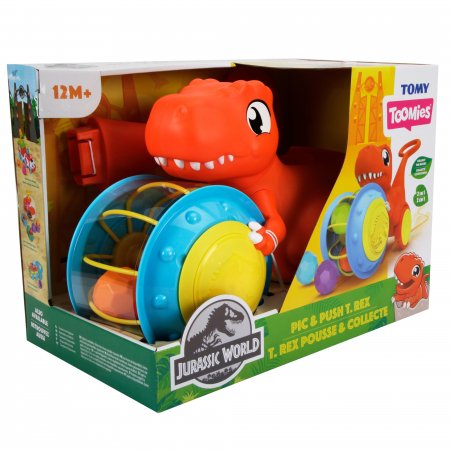 TOMY stumdukas Pic & Push T-Rex, E73254 E73254