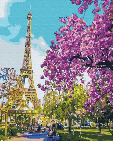 BRUSHME spalvinimo pagal skaičius rinkinys In the center of Paris, BS3777 BS3777