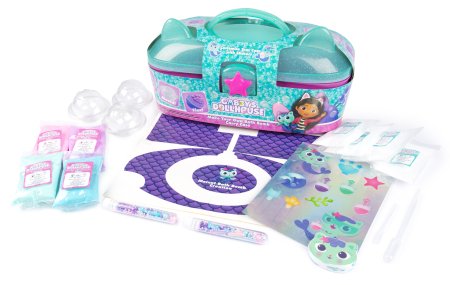 GABBY'S DOLLHOUSE rinkinys pasigamink savo vonios burbulų laikymo dėžutę, 70-0010 