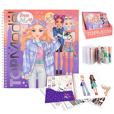 TOPMODEL Dress Me up lipdukų knyga, 12446 