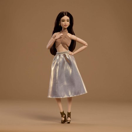 BARBIE Basics No06 lėlė rudais plaukais, JJX25 