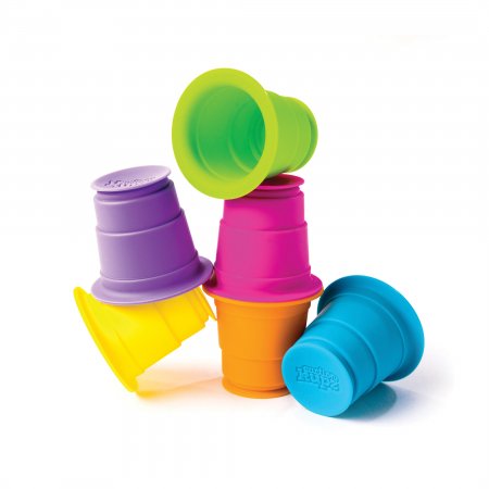 FAT BRAIN TOYS Suction Kupz limpantys puodeliai, FA183-1 FA183-1