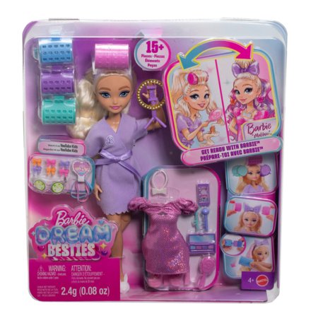BARBIE Dream Besties lėlės Malibu grožio rinkinys, JGG38 