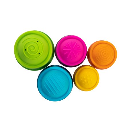 FAT BRAIN TOYS Sensorinis žaislas Dimpl Stack, FA293 