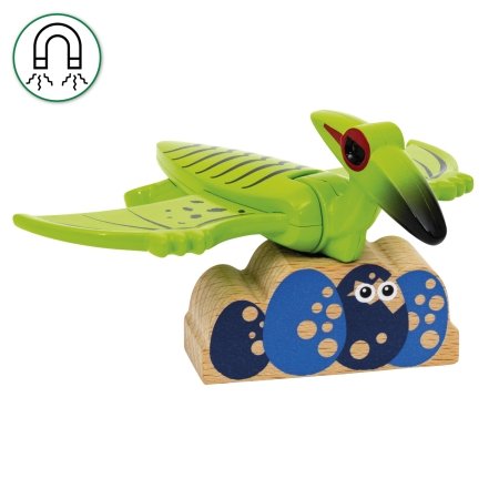 BRIO WORLD dinozaurų nuotykių rinkinys Dinosaur Battery Train, 36096 