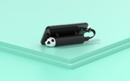 MOB DESIGN išorinė baterija 4800 mAh Power Pets Panda, PP-PAN-01 PP-PAN-01