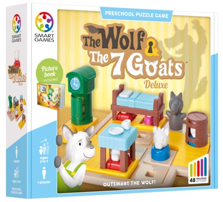 SMART GAMES stalo žaidimas Wolf & The 7 Goats, (LT, LV, EE), SMA#027 