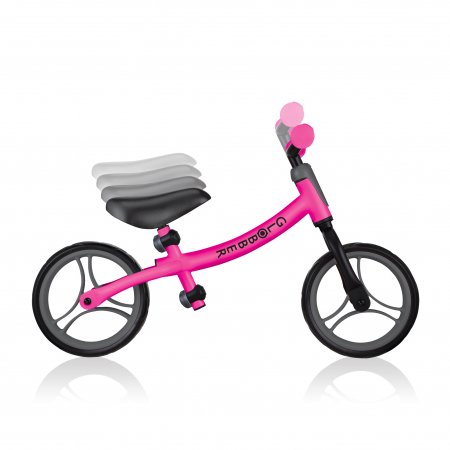 GLOBBER balansinis dviratis Go Bike, neoninis rožinis, 610-210 610-210
