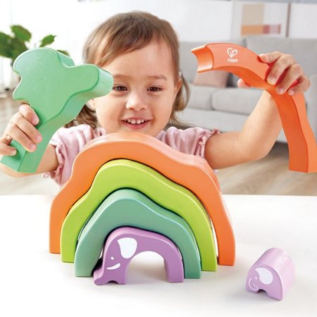 HAPE sudedami blokeliai Safari Elephant, E0489A E0489A