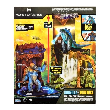 GODZILLA žaidimų rinkinys Hollow Earth Figures and Diorama Set, 35292 