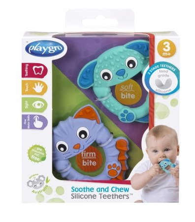PLAYGRO kramtukas Soothe and Chew asort., 188759 