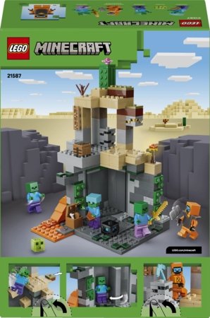 21587 LEGO® Minecraft® Zombių požemis 