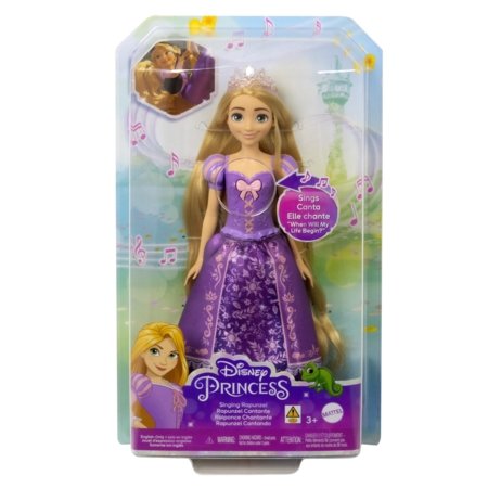 DISNEY PRINCESS dainuojanti lėlė auksaplaukė Rapunzel anglų kalba, HPD41 HPD41
