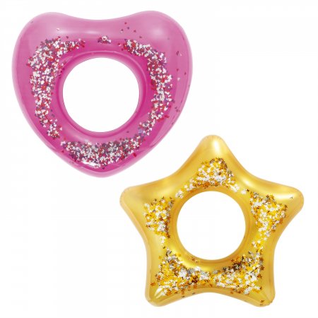 BESTWAY plaukimo ratas Glitter Fusion, diametras 91cm, asort., 36141 36141