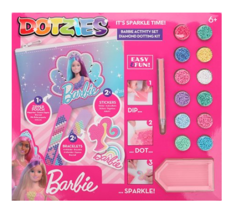 DIAMOND DOTS kūrybinis rinkinys piešimas deimantais Barbie, DTZ10.011 DTZ10.011