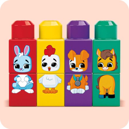 MEGA BLOKS konstruktorius traktorius su gyvūnėliais, JKG33 