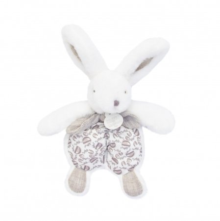 DOUDOU ET COMPAGNIE miego žaislas triušis, baltas 18cm, DC4190 