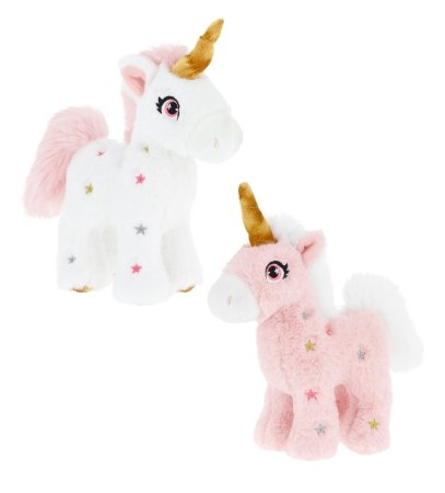 KEEL TOYS Minkštas žaislas stovintis vienaragis asort., 16cm, SE3063 