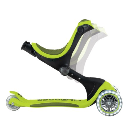 GLOBBER paspirtukas Go Up Deluxe Lights, laimo žalia, 748-606 