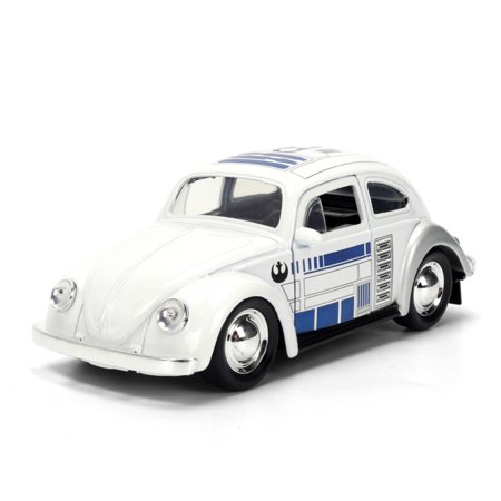 JADA Star Wars 1:32 R2-D2 Volkswagen Beetle modeliukas, 9336982314R00 