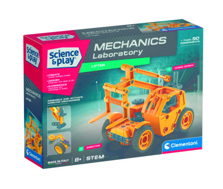 CLEMENTONI SCIENCE&PLAY MECHANICS konstruktorius Keltuvas, 75133BL 